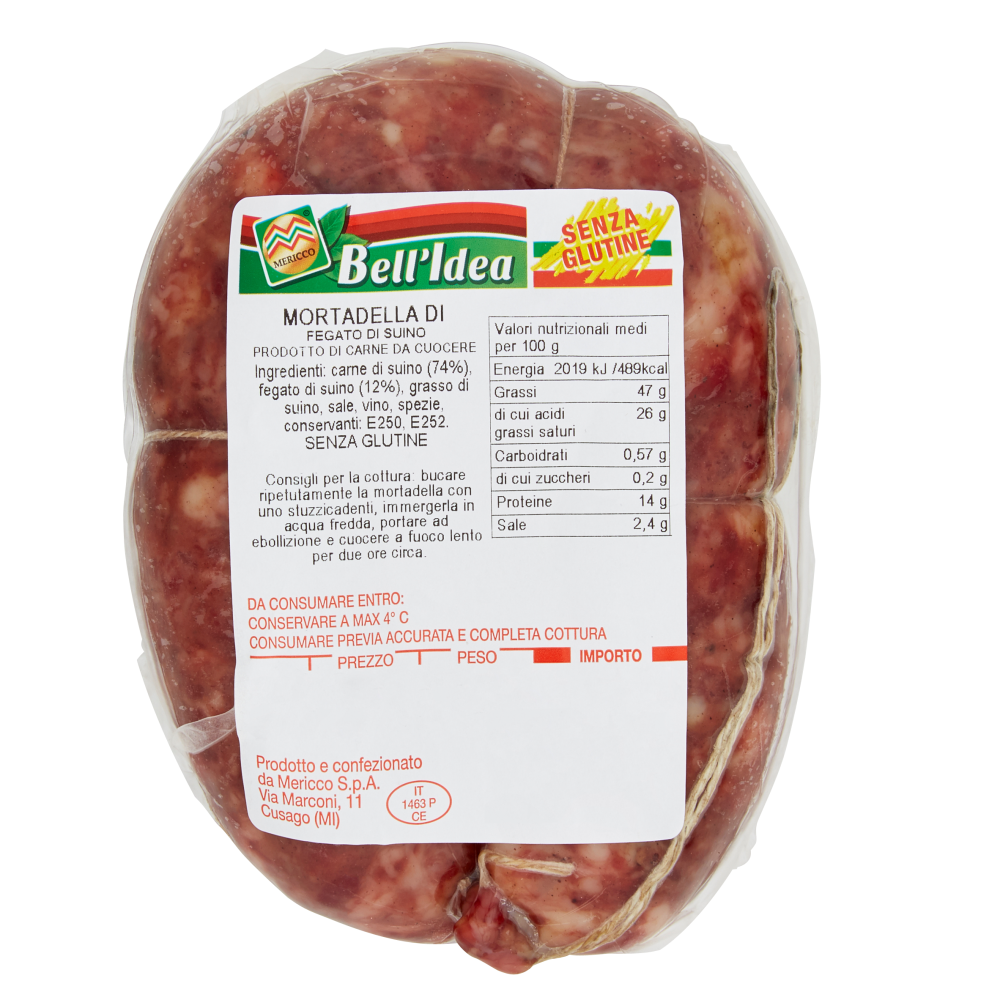 Mericco Bell'Idea Mortadella di Fegato di Suino