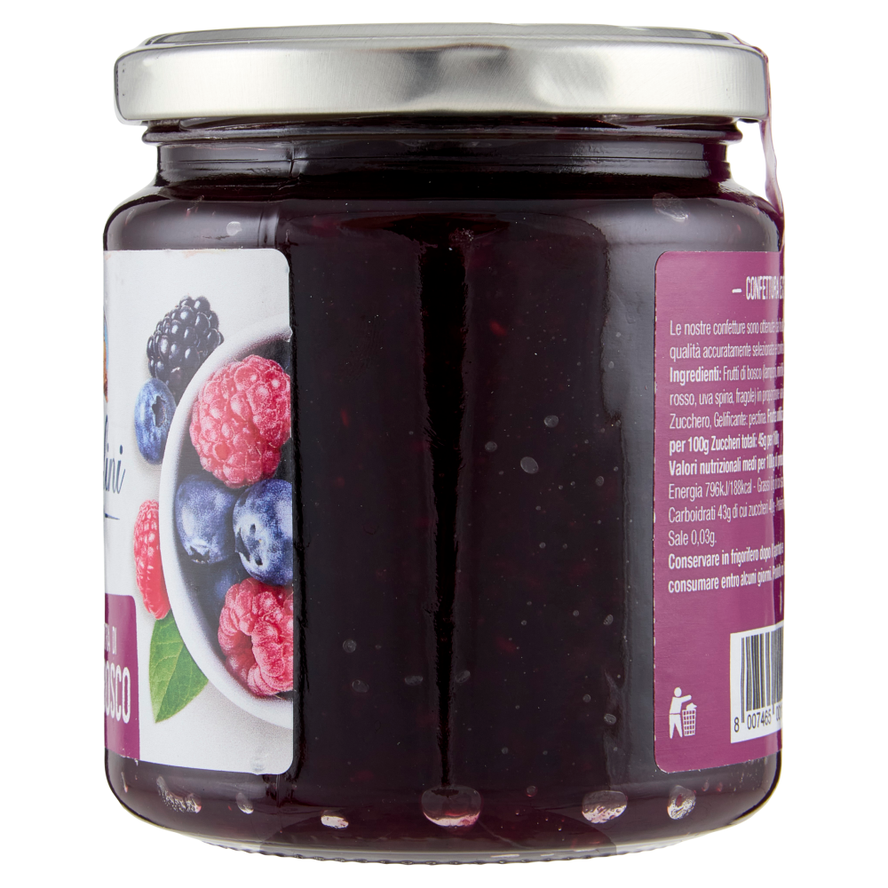 Gentilini Confettura Extra di Frutti di Bosco 340 g