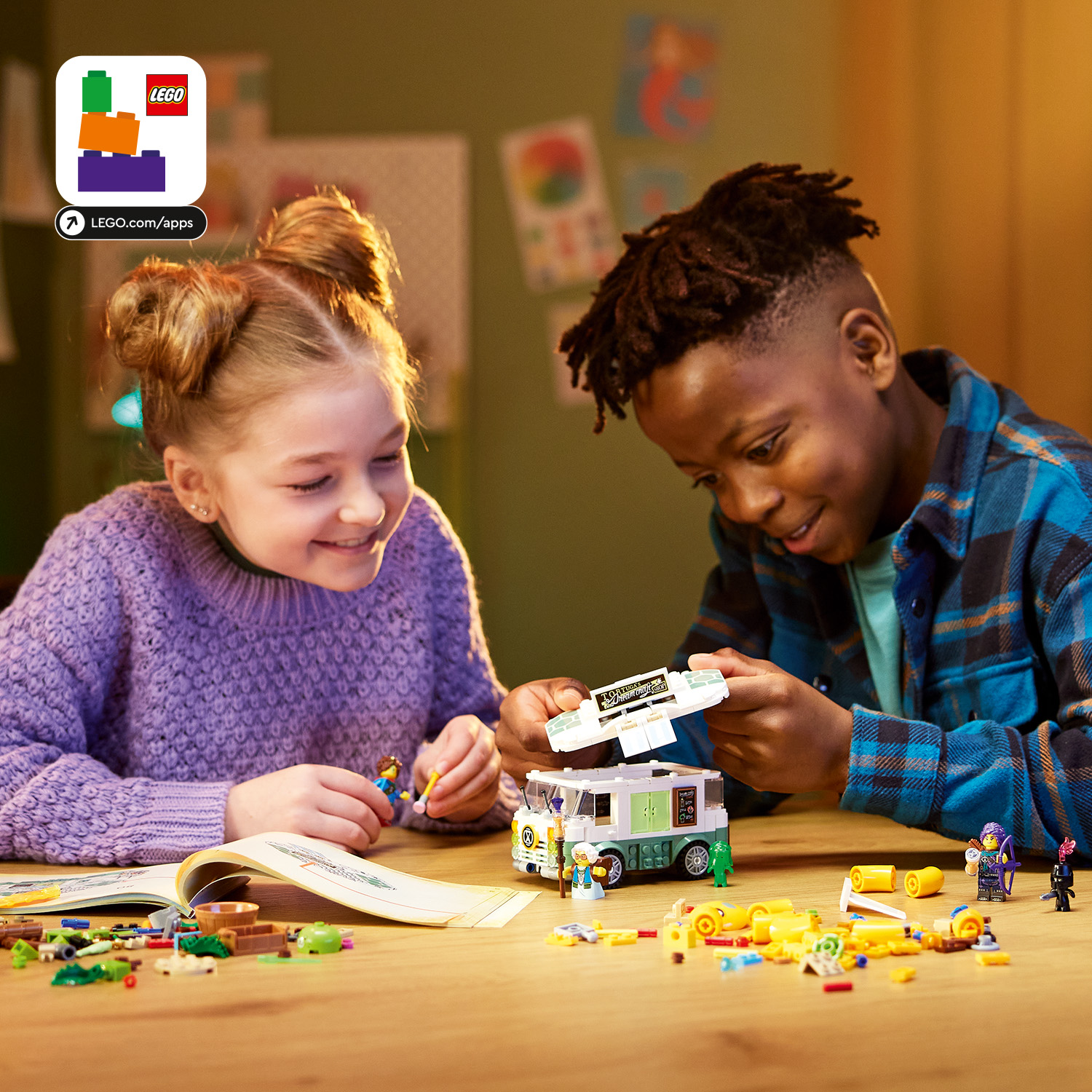 LEGO DREAMZzz 71456 Il Furgone Tartaruga della Signora Castillo, Camper Giocattolo Costruibile in 2 Modi con Figura di Z-Blob