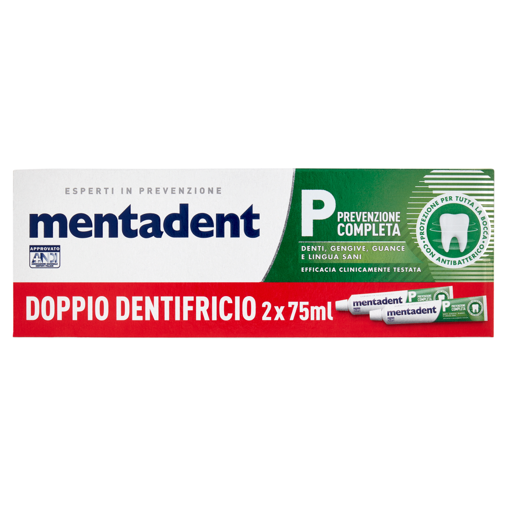Mentadent P Prevenzione Completa 2 x 75 ml