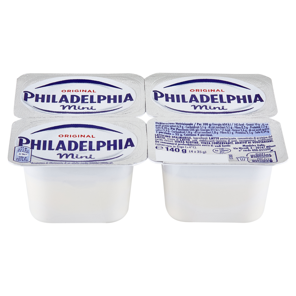 Philadelphia Original Mini formaggio fresco spalmabile - 4x35g