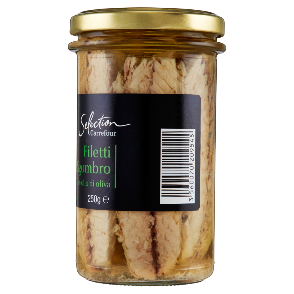 Carrefour Selection Filetti di Sgombro in olio di oliva 250 g