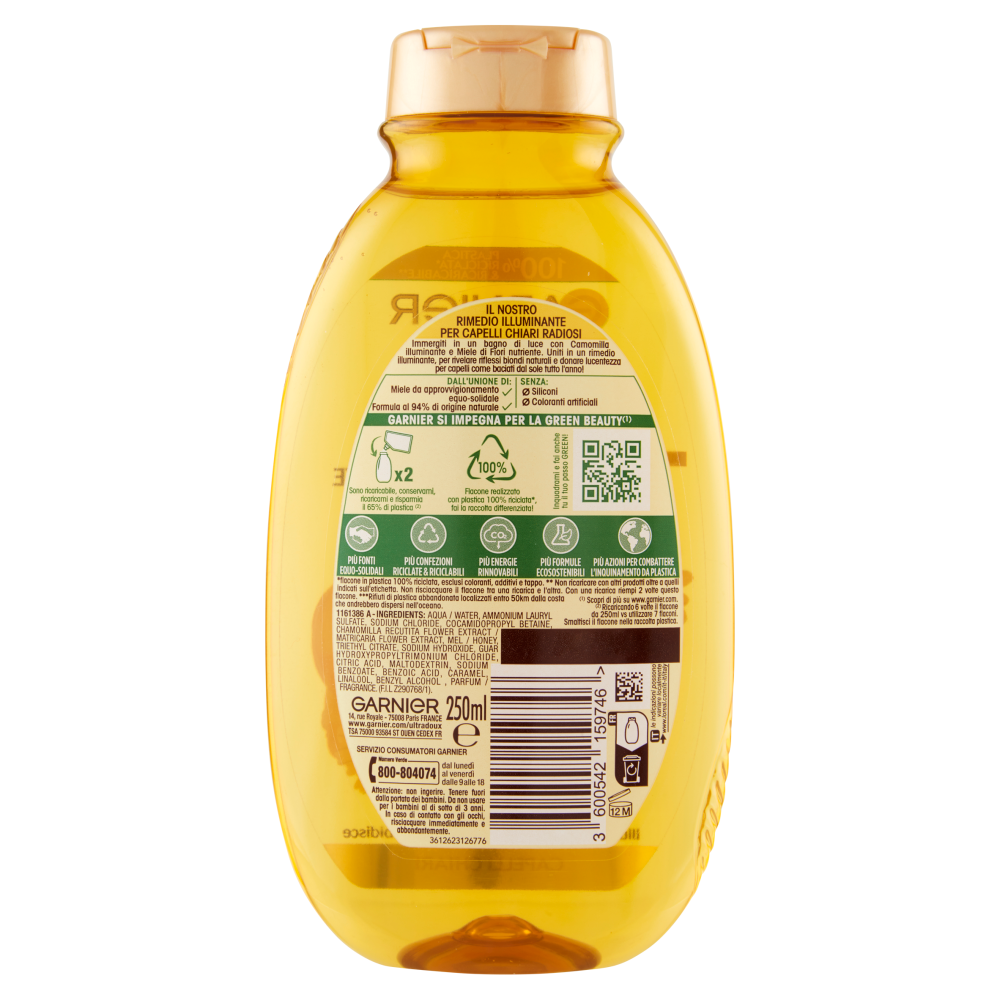 Garnier Shampoo Ultra Dolce Camomilla & Miele di Fiori Shampoo