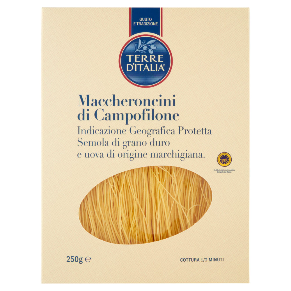 Terre d'Italia Maccheroncini di Campofilone Indicazione Geografica Protetta 250 g