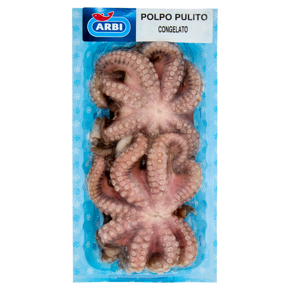 Arbi Polpo Pulito Congelato 500 g
