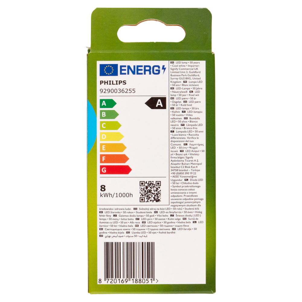 Philips Led Goccia Vetro Filamento 100W E27 4000K 