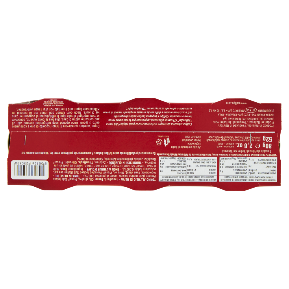 Callipo Tonno all'Olio di Oliva 3 x 80 g