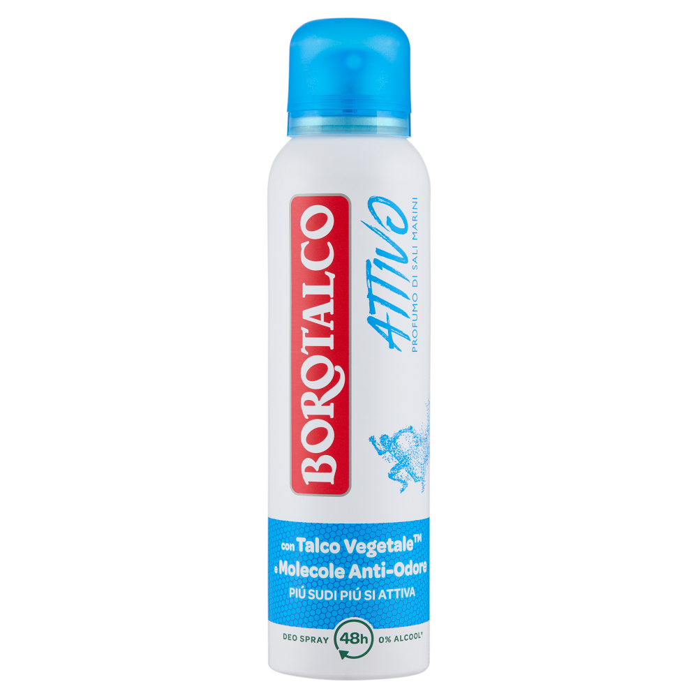 Borotalco Attivo Profumo di Sali Marini Deo Spray 150 ml
