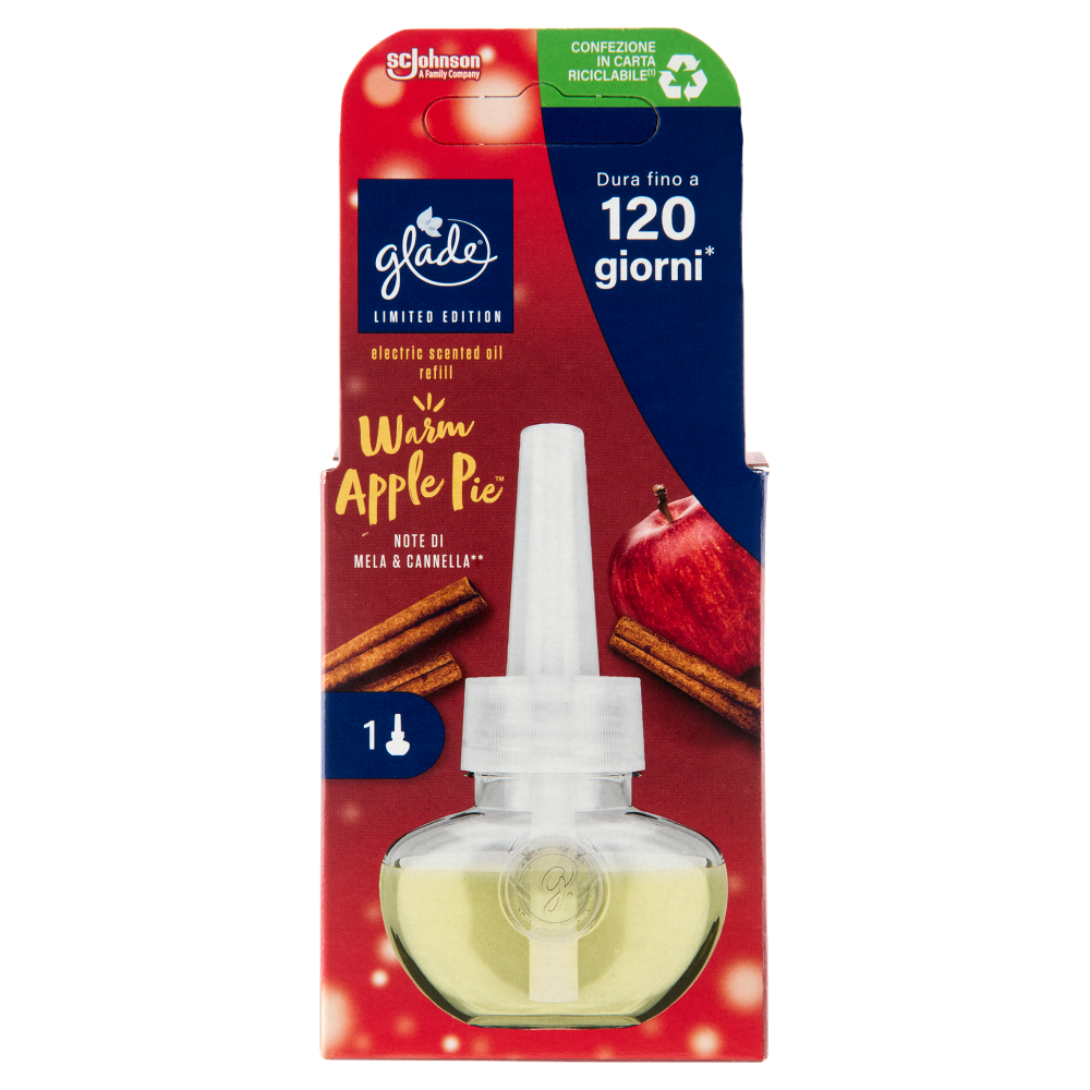 Glade&reg; Liquido Elettrico Ricarica Limited Edition Warm Apple Pie 20ml