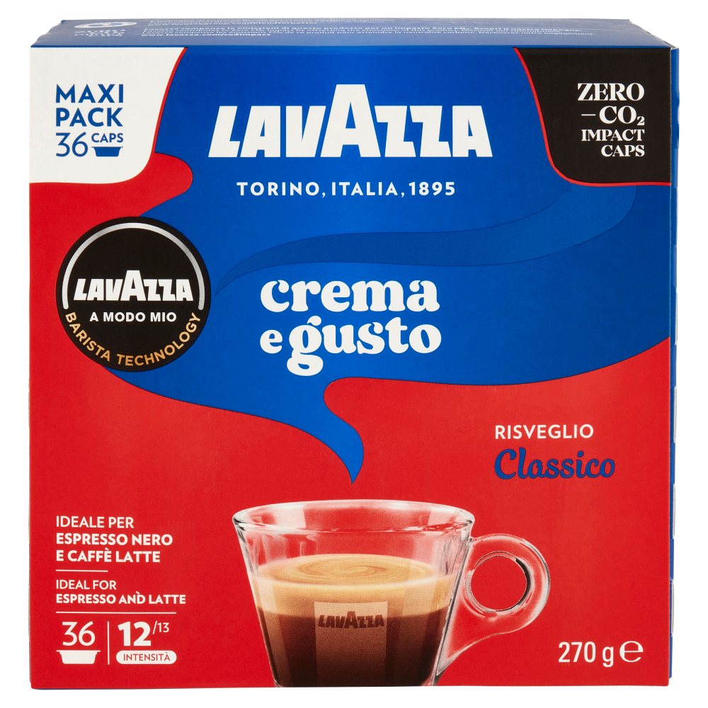 Lavazza A Modo Mio crema e gusto 36 Capsule 270 g