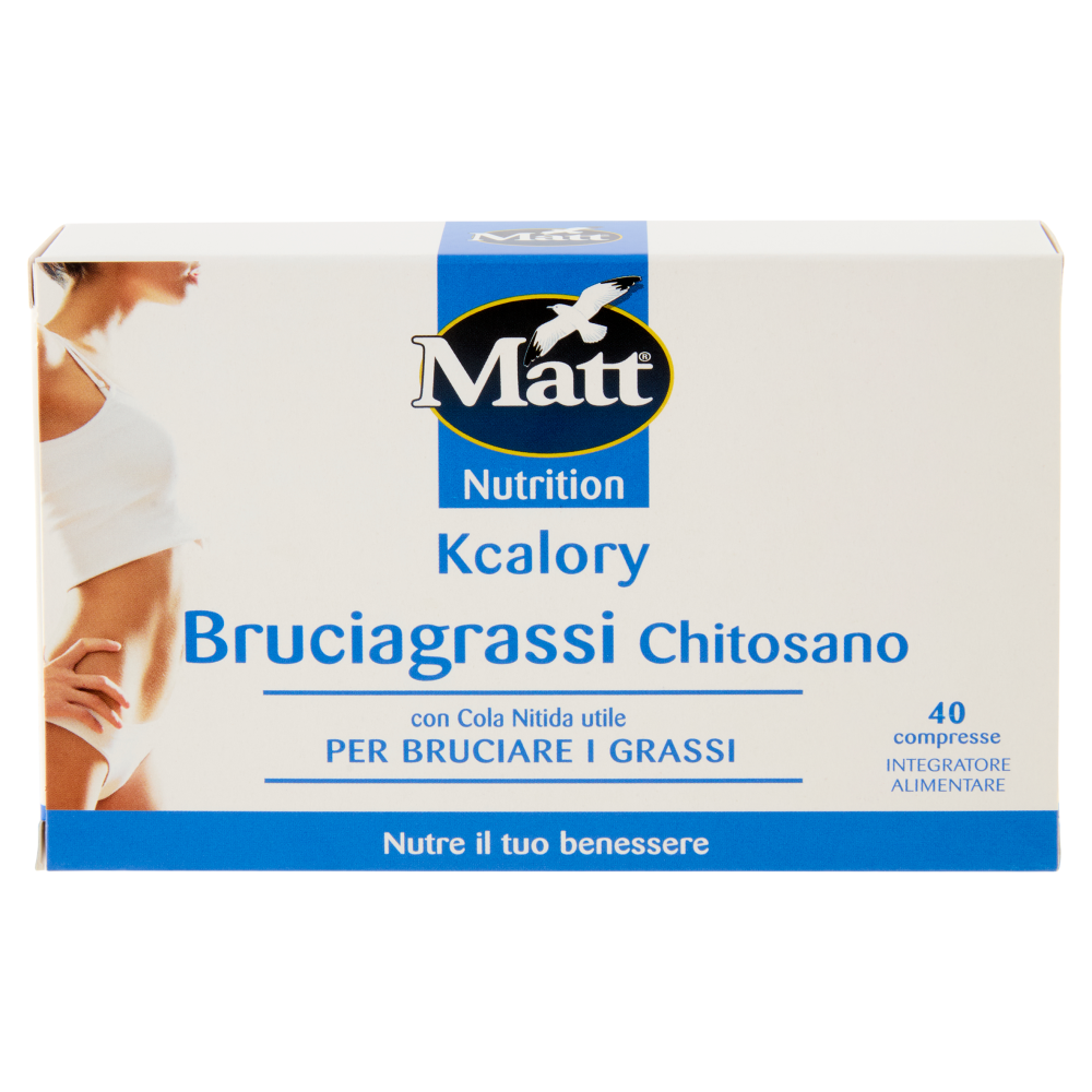 Matt Nutrition Kcalory Bruciagrassi Chitosano 40 compresse 36 g