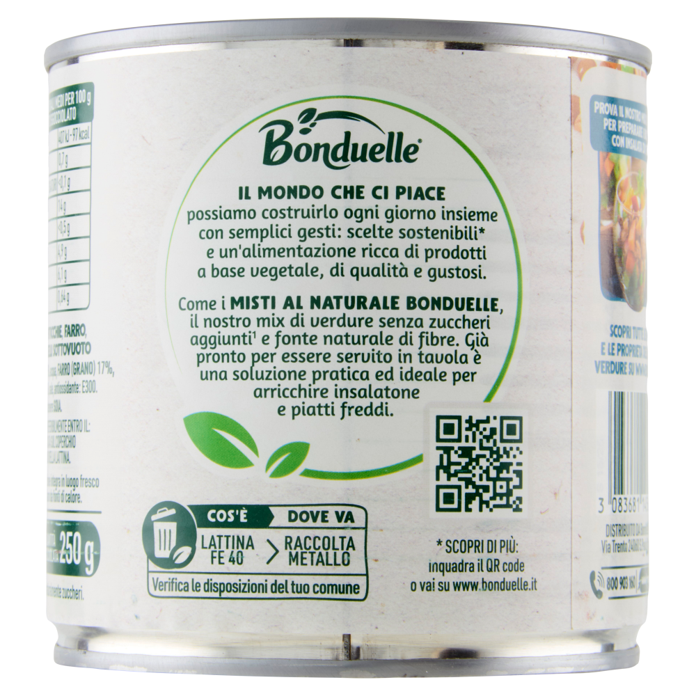 Bonduelle Lenticchie, Farro, Piselli e Carote 300 g