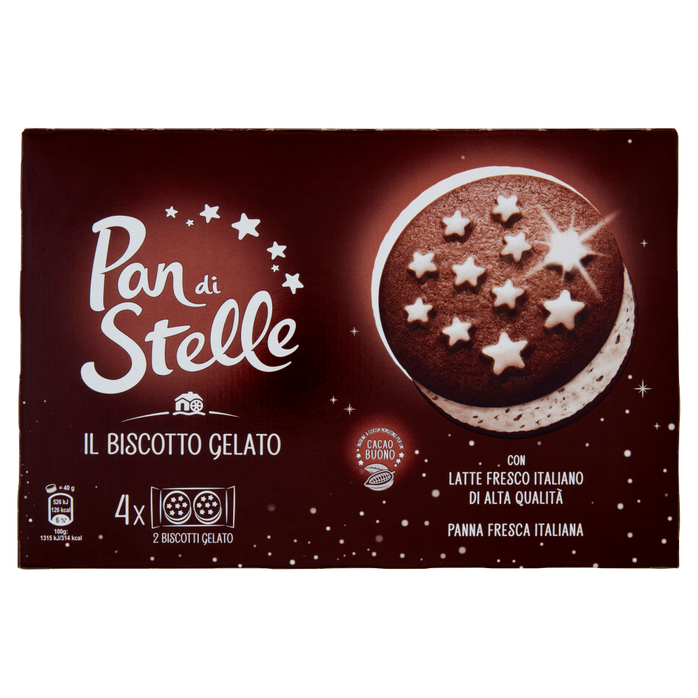 Pan di Stelle il Biscotto Gelato 8 x 40 g