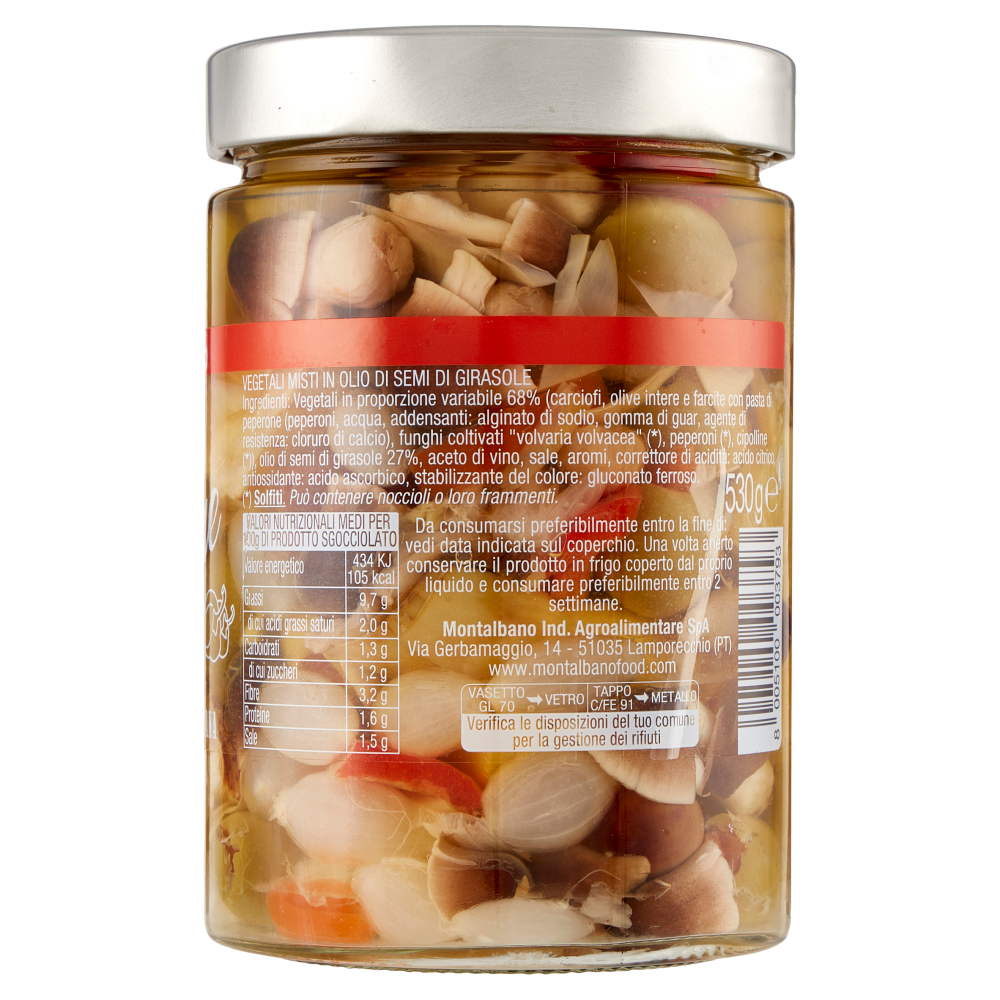 montalbano Verdure Antipasto alla Toscana 530 g