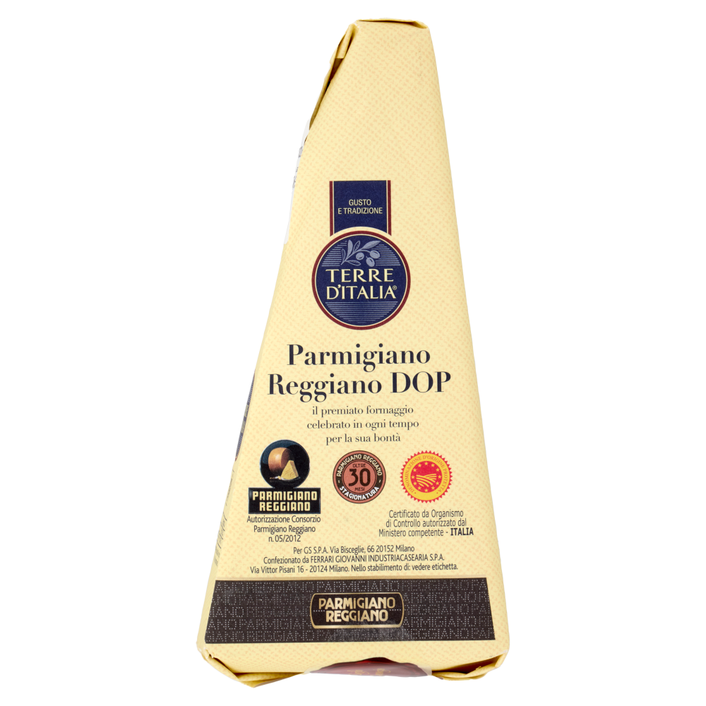 Terre d'Italia Parmigiano Reggiano DOP Stagionatura Oltre 30 Mesi 500 g