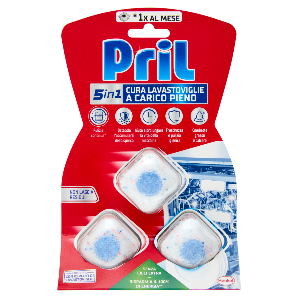 PRIL 5in1 Cura Lavastoviglie a Carico Pieno 57 g