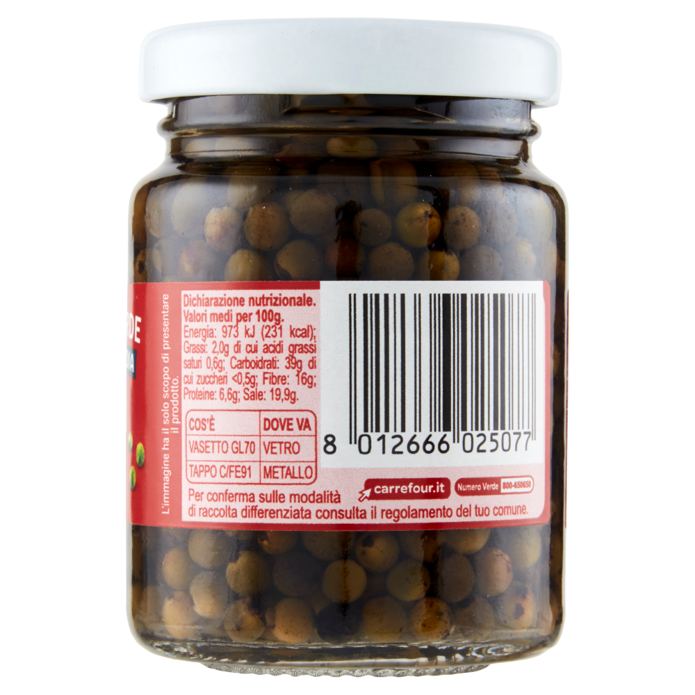 Carrefour Classic Pepe Verde in Salamoia 60 g