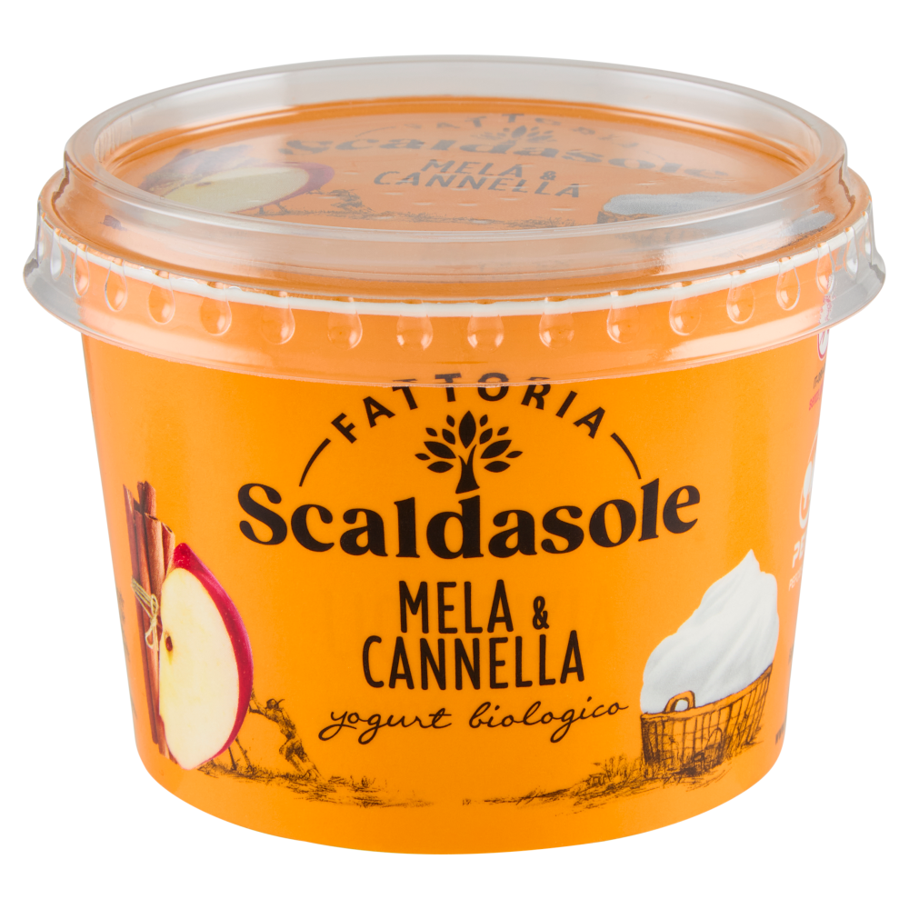 Fattoria Scaldasole Mela & Cannella yogurt biologico 250 g