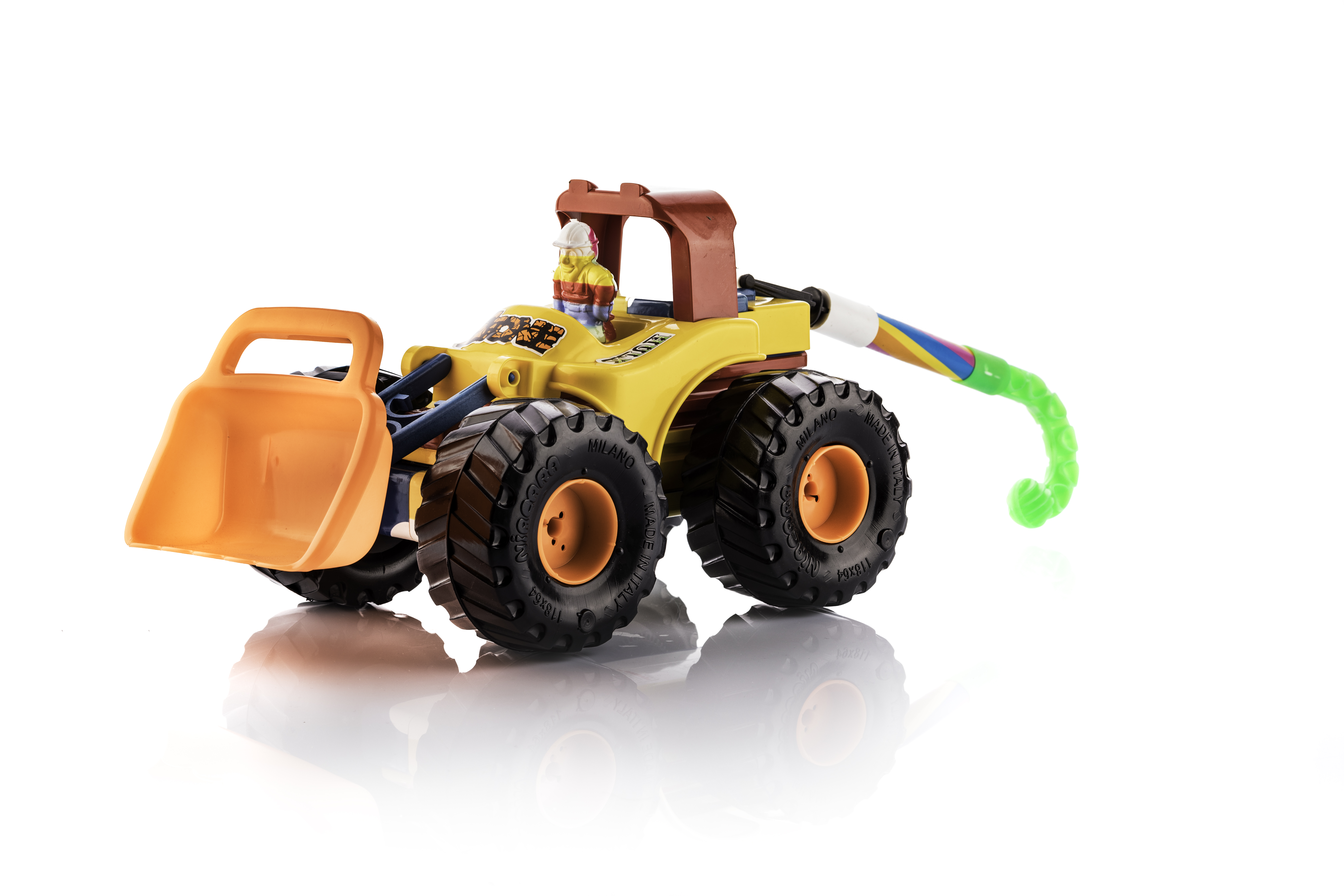 CIAO Spingibile ruspa stone 37 x 21 cm