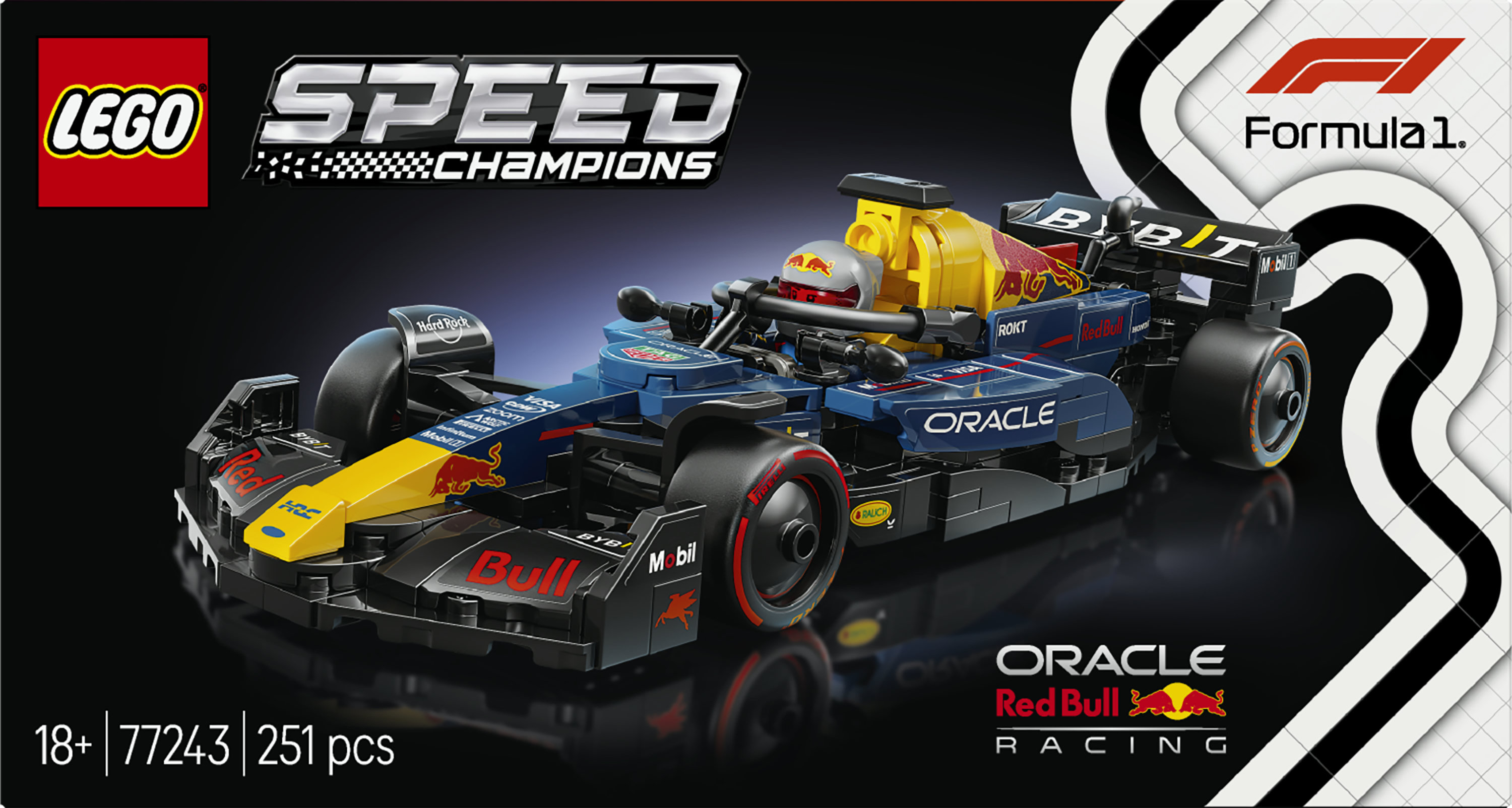 LEGO Speed Champions 77243 Auto da Corsa F1 Oracle Red Bull Racing RB20 Macchina da Collezione, Regalo Uomo, Donna e Adulti