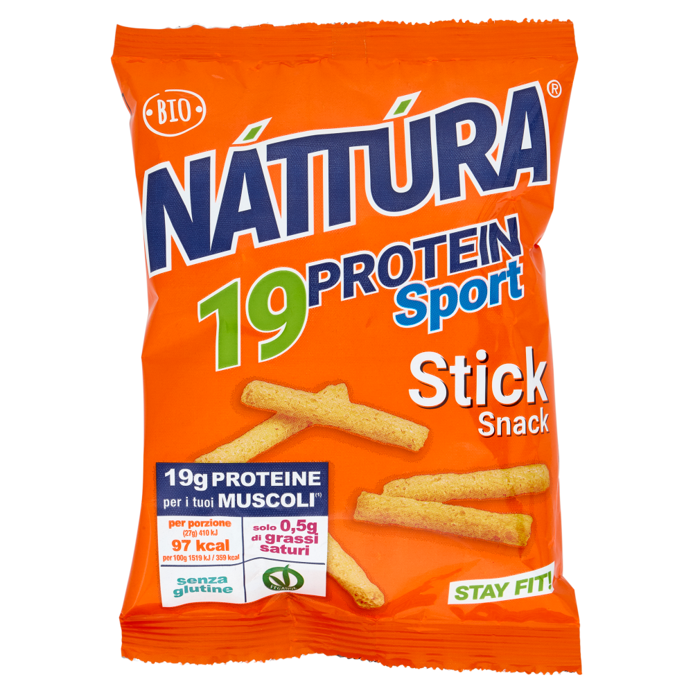 N&aacute;tt&uacute;ra 19 Protein Sport Stick Snack Bio 27 g