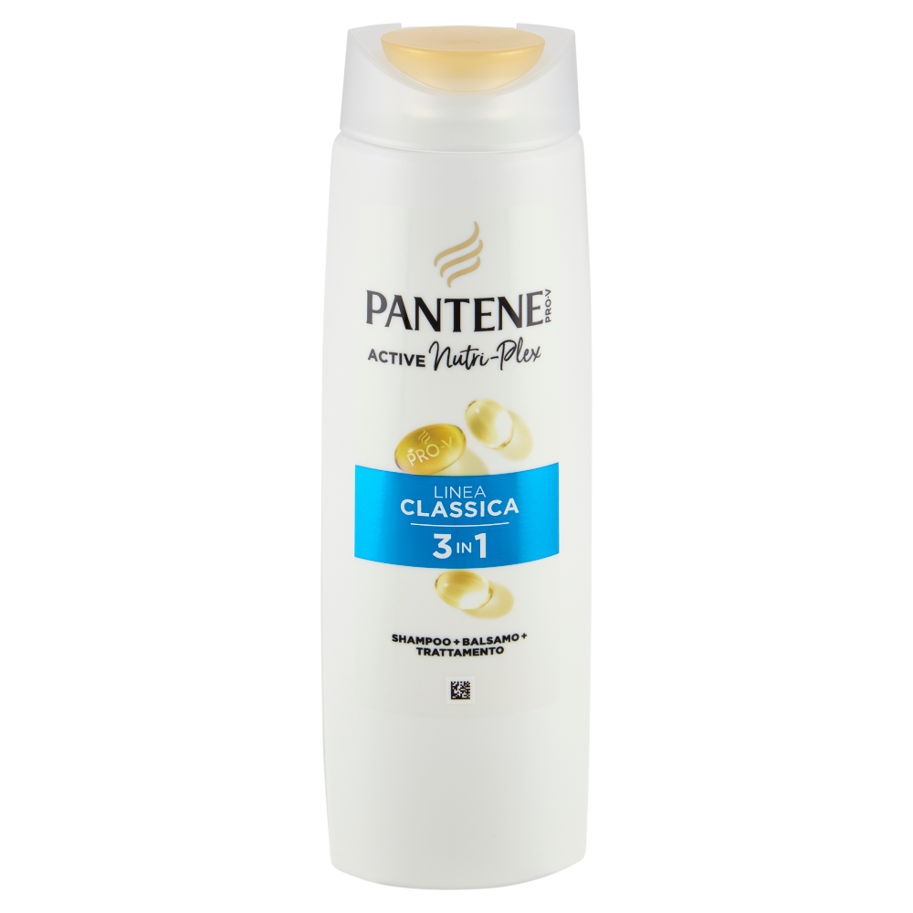 Pantene Pro-V Linea Classica 3 in 1 Shampoo + Balsamo + Trattamento Active Nutri-Plex 250 ml