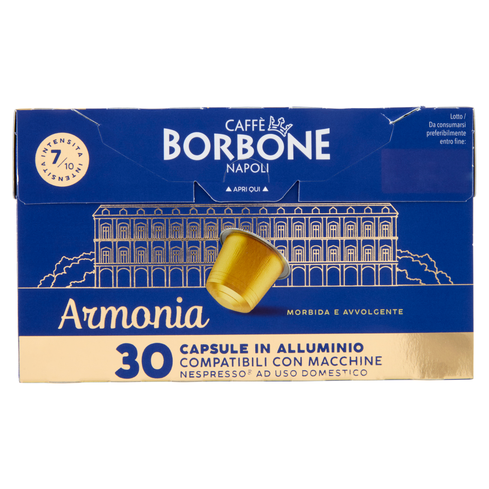 Caffè Borbone Armonia Capsule in Alluminio Compatibili Nespresso* 30 x 5 g