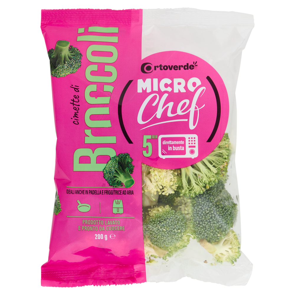 Ortoverde Micro Chef cimette di Broccoli 200 g
