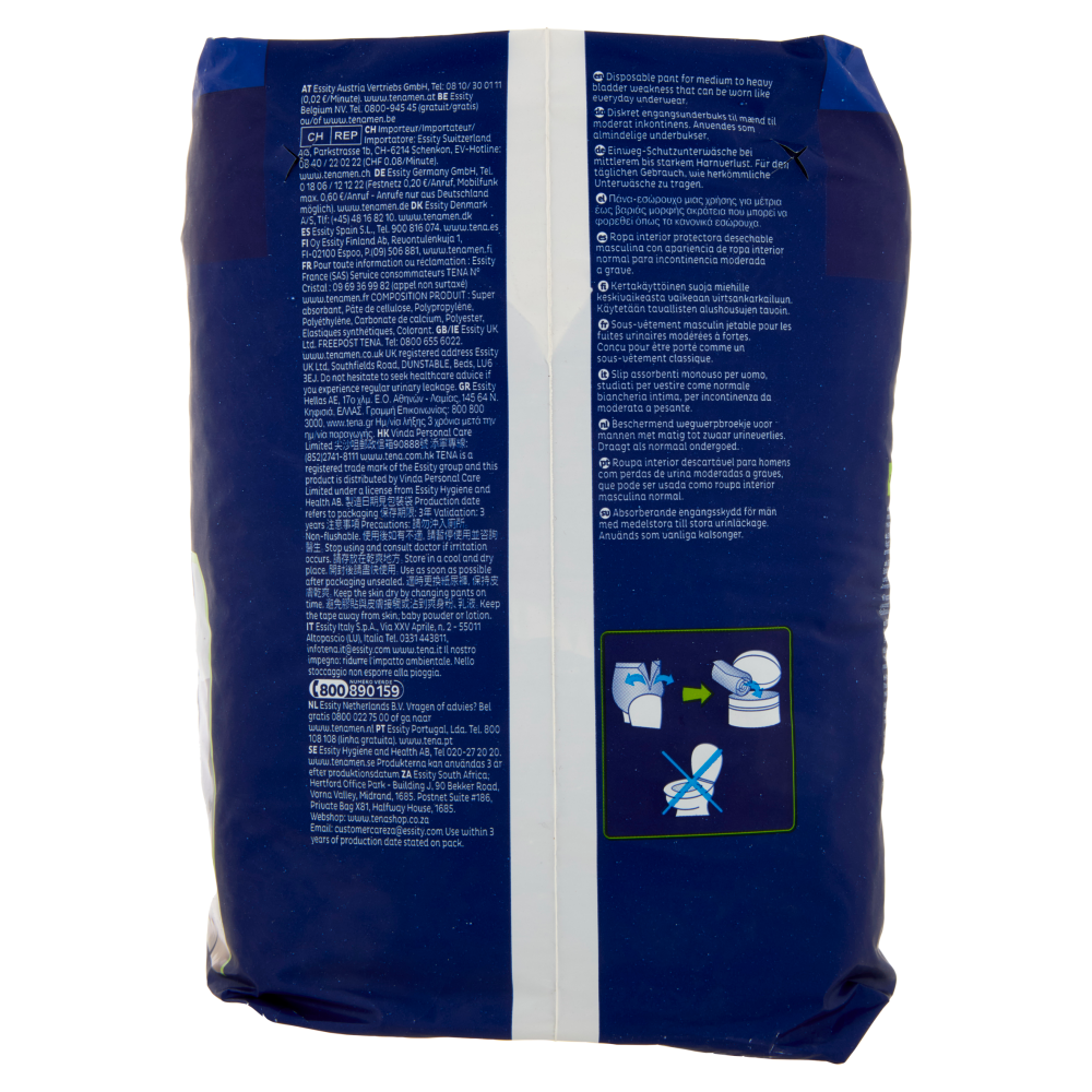 Tena Men Active Fit Pants Plus S/M 9 pz