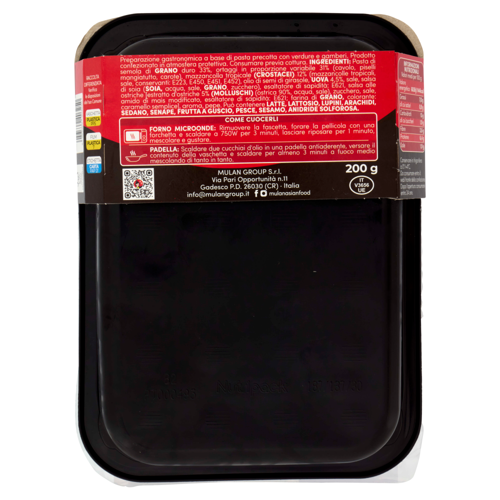 Mulan Chow Mein noodles con gamberi 200 g