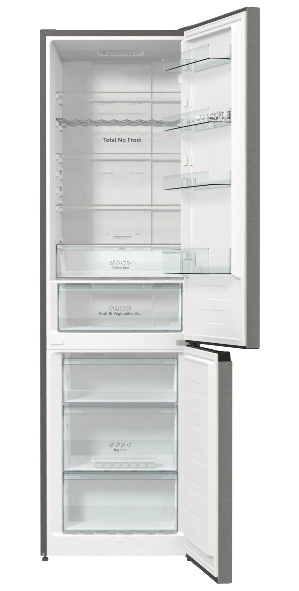 Hisense RB434N4AC2 frigorifero con congelatore Libera installazione 331 L E Acciaio inox