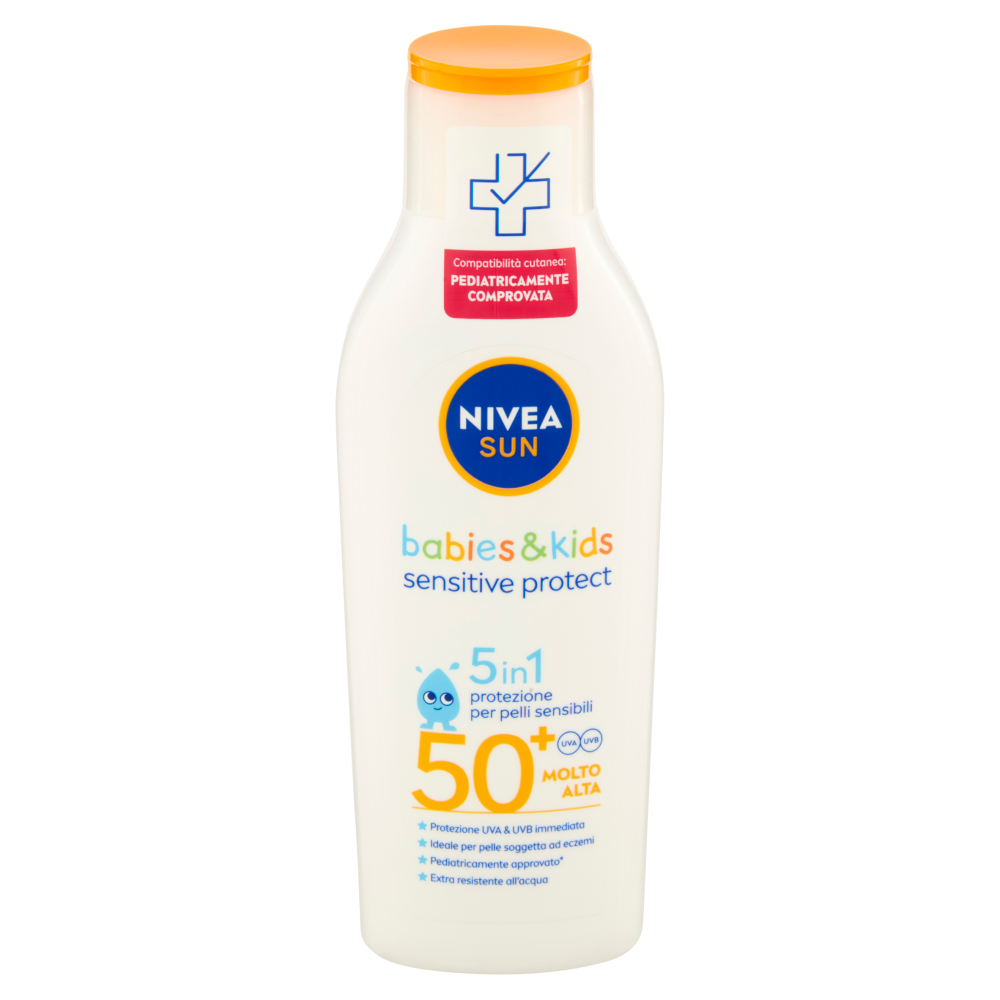 Nivea Sun babies & kids sensitive protect 50+ Molto Alta 200 ml