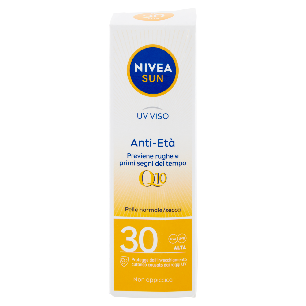 Nivea Sun UV Viso Anti-Et&agrave; Q10 Pelle normale/secca 30 Alta 50 ml