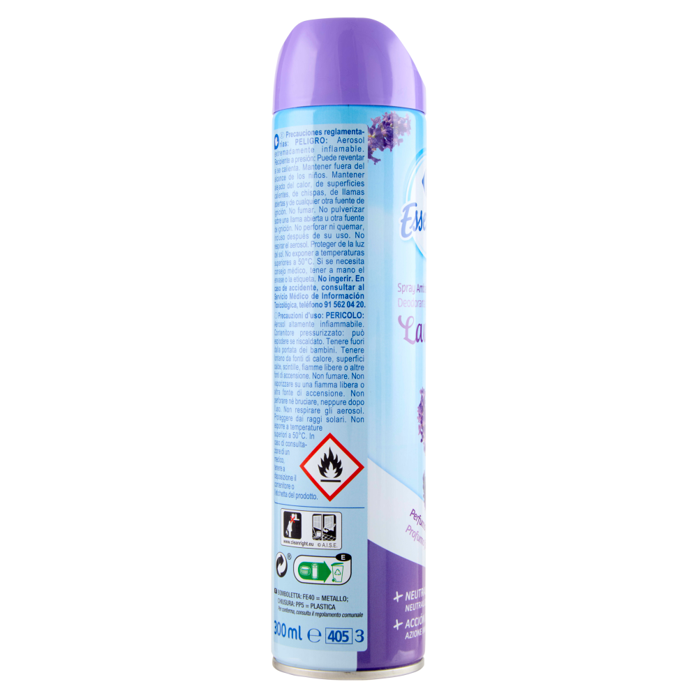 Carrefour Essential Deodorante Spray per ambienti Lavanda 300 ml
