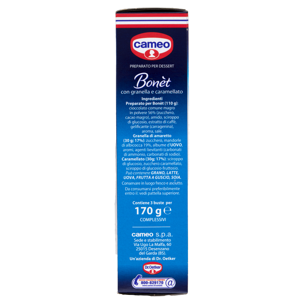 cameo Preparato per Bonèt con granella e caramellato 170 g