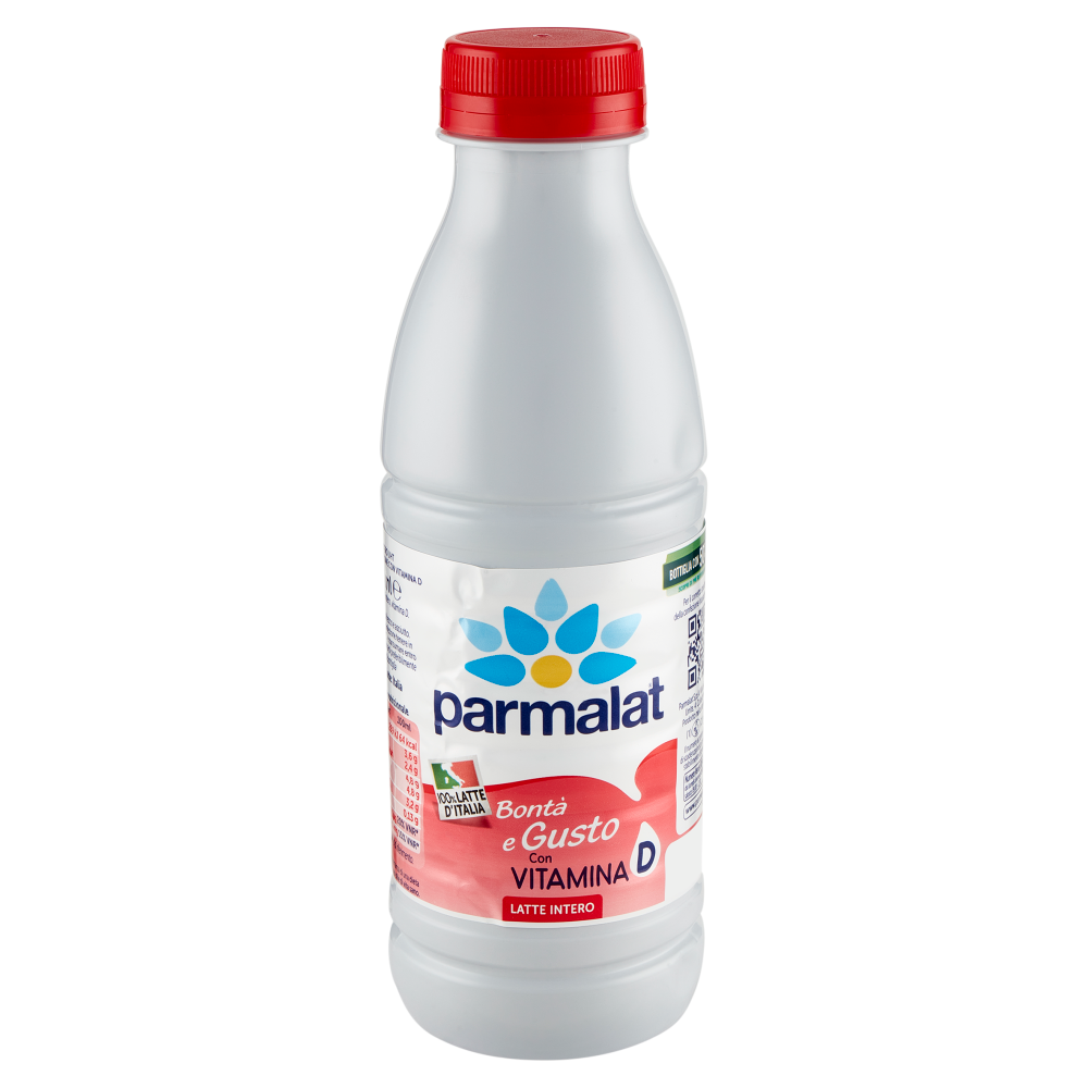 parmalat Bontà e Gusto con Vitamina D Latte Intero 100% Latte d'Italia 500 ml