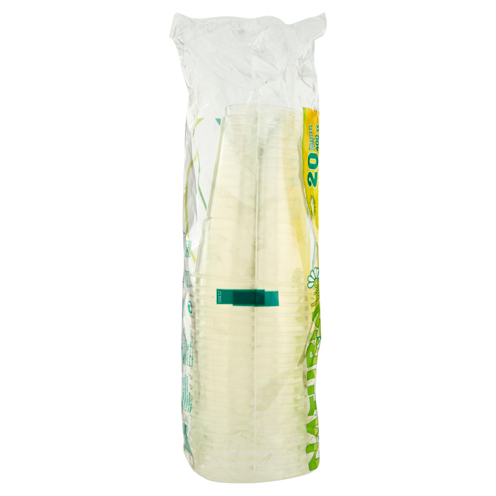 Naturia bio Bicchieri 400 cc 20 pz