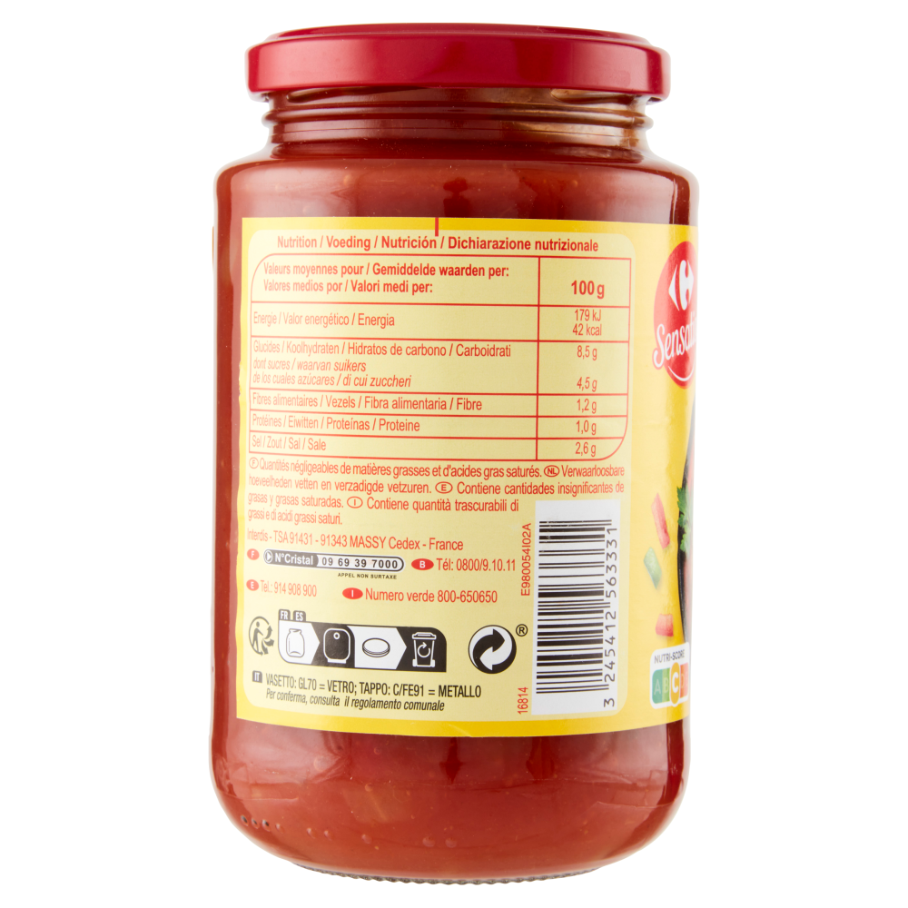 Carrefour Sensation Fajita Salsa 430 g Carrefour