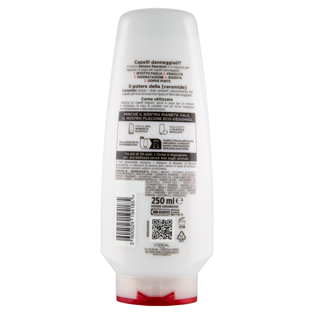 Elvive Total Repair 5 Balsamo Riparatore, per Capelli Danneggiati, 250 ml
