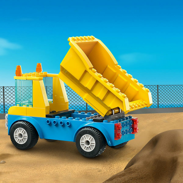 LEGO City Camion da cantiere e gru con palla da demolizione