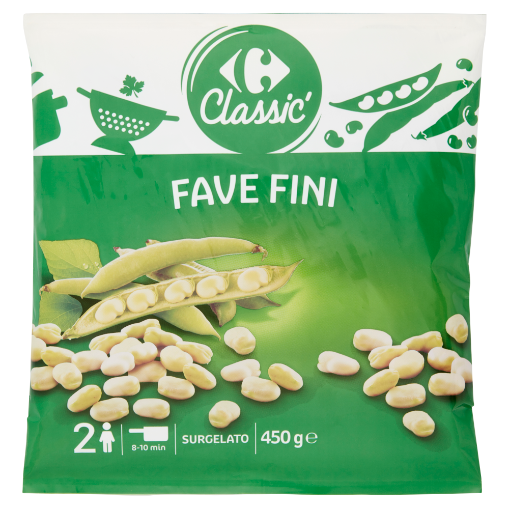 Carrefour Classic Fave Fini Surgelato 450 g