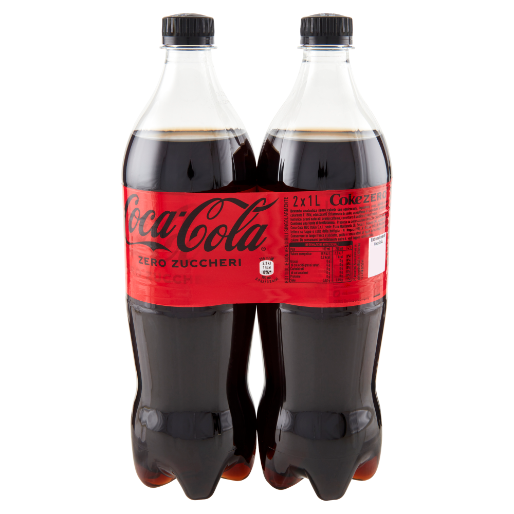 COCA-COLA Zero Zuccheri PET 2 x 1 L