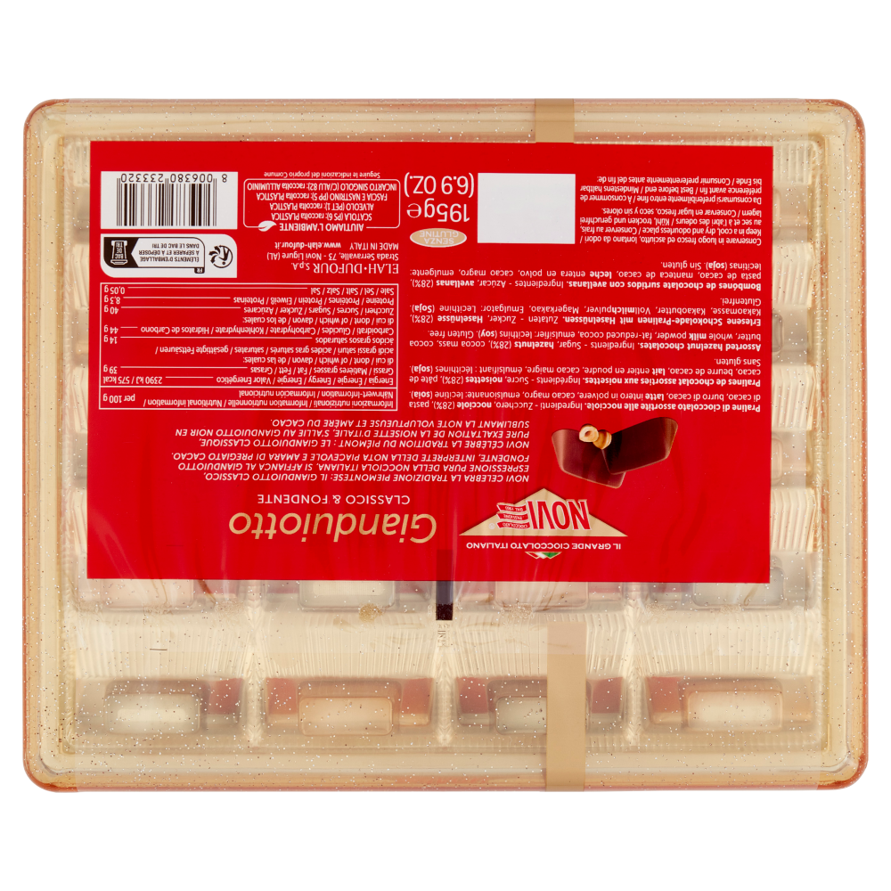 Novi Gianduiotto Classico & Fondente 195 g