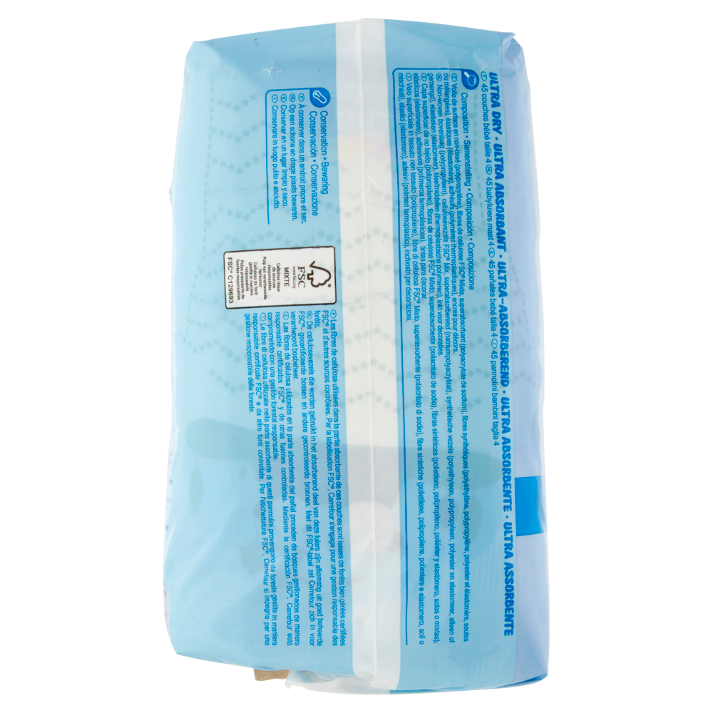 Carrefour Baby Ultra Dry Pannolini 4 Midi 8-16 kg 45 pz
