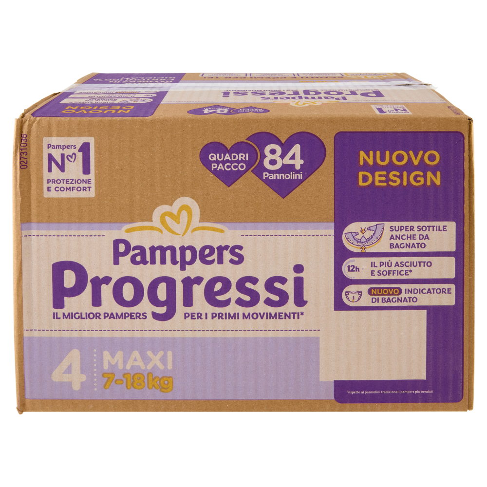Pampers Progressi Maxi 84 pz