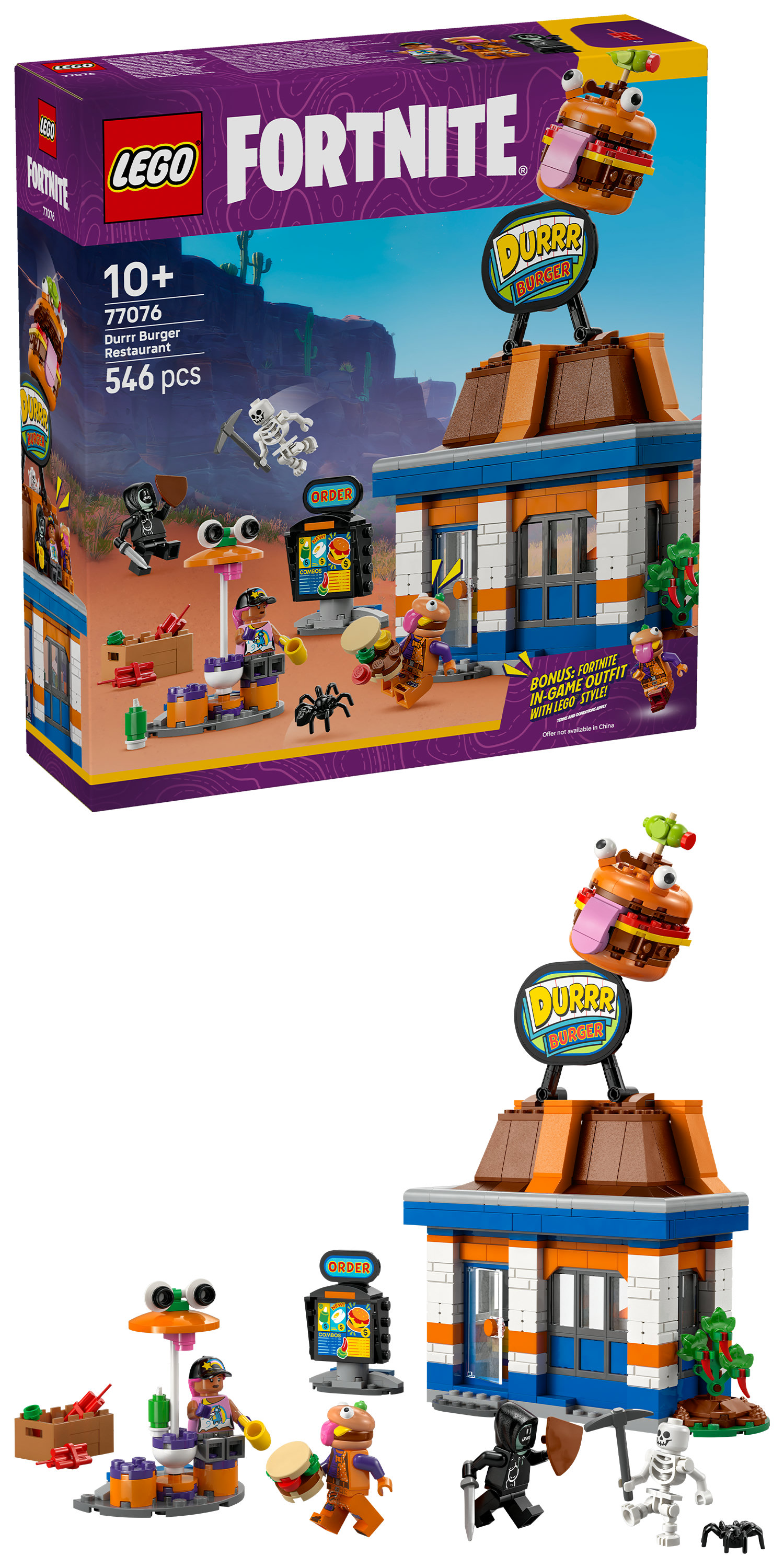 LEGO Fortnite Ristorante di Durrr Burger