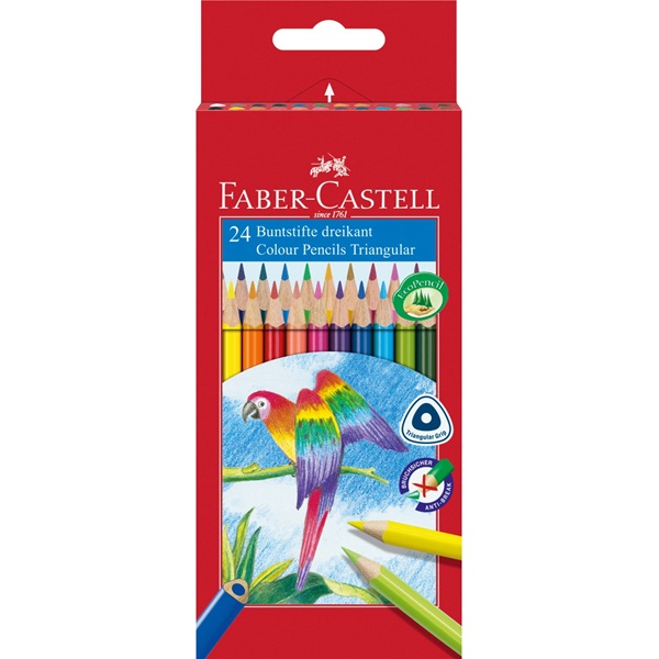 Faber-Castell 116544 pastello colorato Multi 24 pz