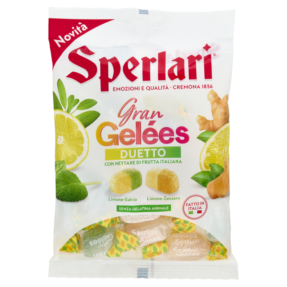 Sperlari Gran Gelées Duetto Limone-Salvia, Limone-Zenzero 150 g