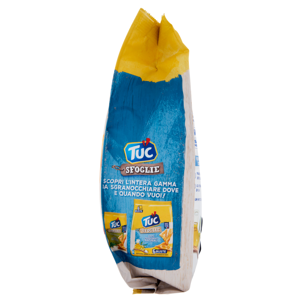 Tuc Sfoglie, crackers con Olio Extra Vergine di Oliva & Un Pizzico di Sale - 170 g