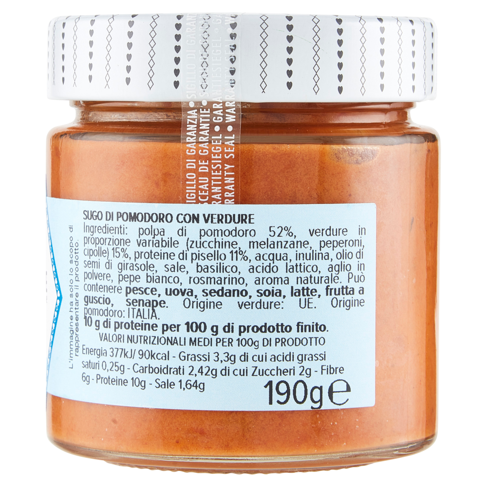 cascina San Cassiano I Proteici Sugo Verdure 190 g